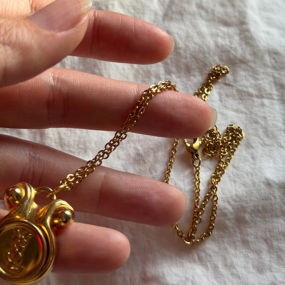 Yves Saint Laurent Luxurious Gold Necklace - Picture 13 of 15